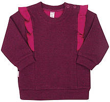 Джемпер дитячий для дівчинки "Діагональ" Gabbi демісезонний р. 68 малиновий