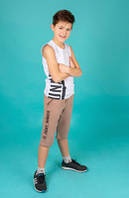 Шорти дитячі для хлопчика "Юніор" Gabbi SH-20-17-1/1 літо (1 шт) р.122 капучино