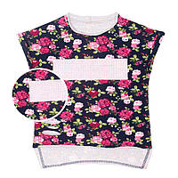 Футболка детская для девочки "Розы" Gabbi двухнитка с коротким демисезонным рукавом р.122 (11262)