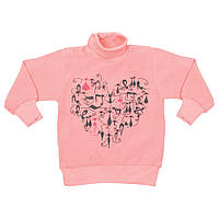 Светр дитячий для дівчинки "КІШЕЧКИ" Gabbi SV-06-18 демісезонний р. 68 рожевий