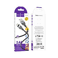 Кабель USB для Iphone HOCO X109 3m Black