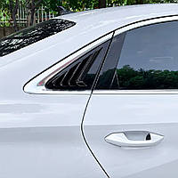 Накладки на окна задних дверей Audi A3 Ауди А3, 8Y, седан 2021 + Жалюзи для заднего окна вашего авто