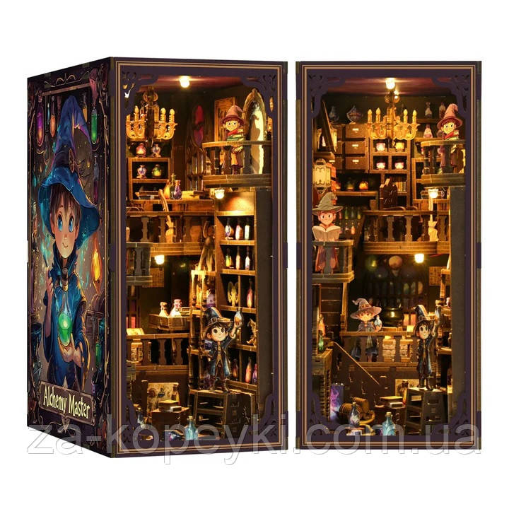 Бук Нук Майстер алхімії Book Nook Magic Alchemy Master BV02-013 Інтер'єрний конструктор, фото 1