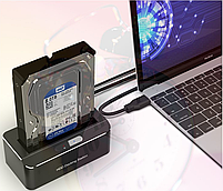 Док станція E-Elei RSH-338 для HDD SSD 2.5" 3.5" SATA III USB3.0 з хабом і картридером, фото 11