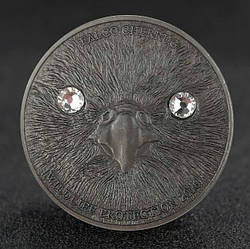 Сувенір монета 500 тугриків 2016 року, Монголія "Сокол Балобан", Захист дикої природи