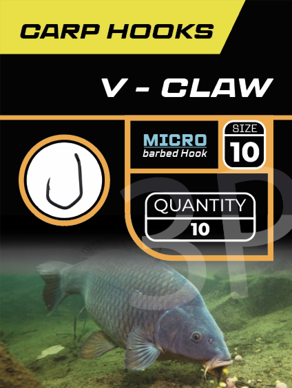 🇺🇦 Короповий гачок «V-Claw Hook» √10 🇺🇦