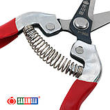 Секатор-ножиці 188 мм Sagawata, садові з неіржавкої сталі, фото 5