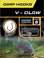 🇺🇦 Короповий гачок «V-Claw Hook» √8 🇺🇦