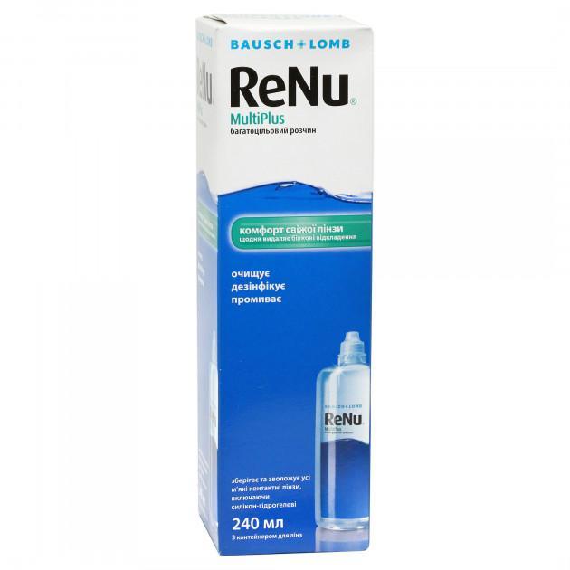 Багатофункціональний розчини ReNu MultiPlus 240мл.