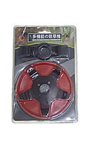 Насадка на мотокосу для прополювання розпушувач землі 144 мм з двома насадками