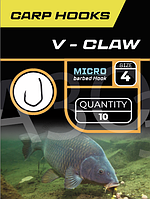 🇺🇦 Короповий гачок «V-Claw Hook» √4 🇺🇦