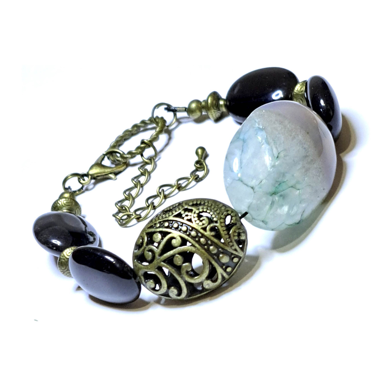 ВЕРІНЕЯ, агат. Браслет із натурального каменю, фото 1