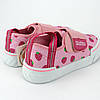 11157B Дитячі кеди для дівчинки рожеві на липучках Tom.m, фото 7
