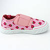 11157B Дитячі кеди для дівчинки рожеві на липучках Tom.m, фото 9