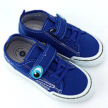 11155F Дитячі кеди для хлопчика синього кольору з липучками Tom.m, фото 5