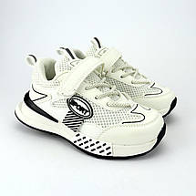 0746F Білі кросівки для дітей на липучках від Том.м, фото 3