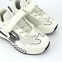 0746F Білі кросівки для дітей на липучках від Том.м, фото 4