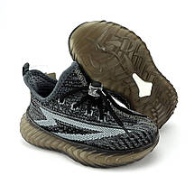 11561B Сірі текстильні кросівки для дітей фіксація шнурків і тм Tom.M, фото 4