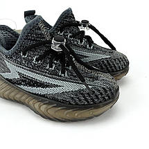 11561B Сірі текстильні кросівки для дітей фіксація шнурків і тм Tom.M, фото 5