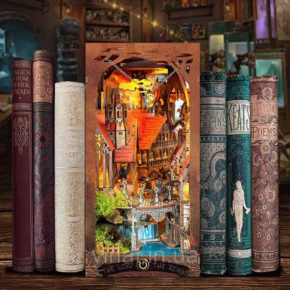 Бук Нук Дух долини чарівного кільця конструктор Book Nook Spirit Valley of the Magic Ring SQ-32