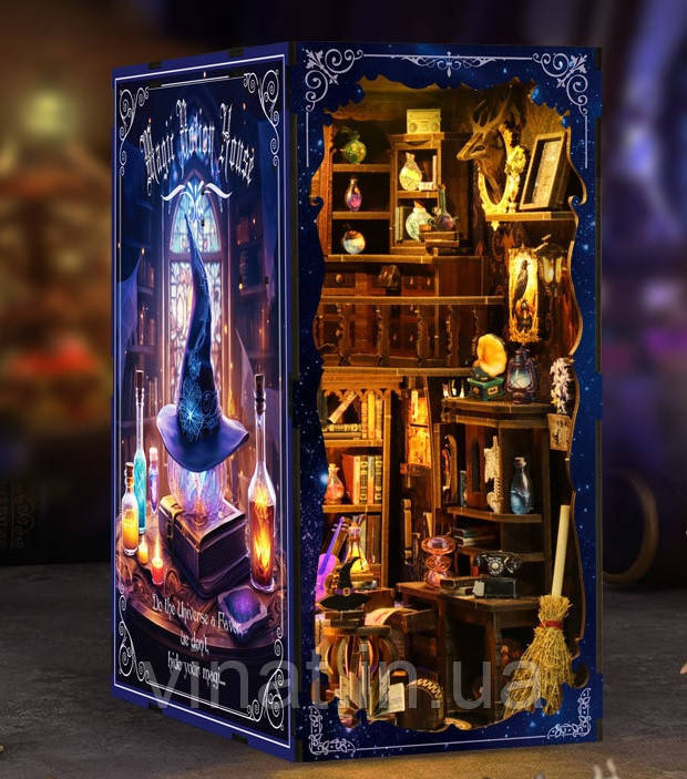 Бук Нук Будинок чарівного зілля конструктор Book Nook Magic Potion House BV02-011
