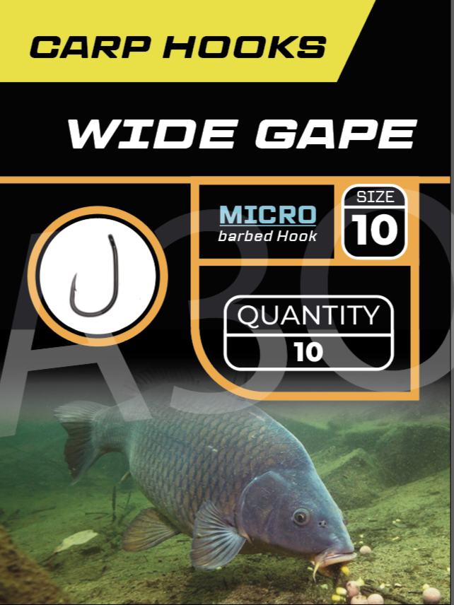 🇺🇦 Короповий гачок «Wide Gape» √10 🇺🇦