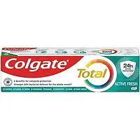 Зубна паста Colgate Total Active Freshness антибактеріальна багатофункціональна 75 мл
