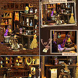 Бук Нук Будинок чарівного зілля конструктор Book Nook Magic Potion House BV02-011, фото 3