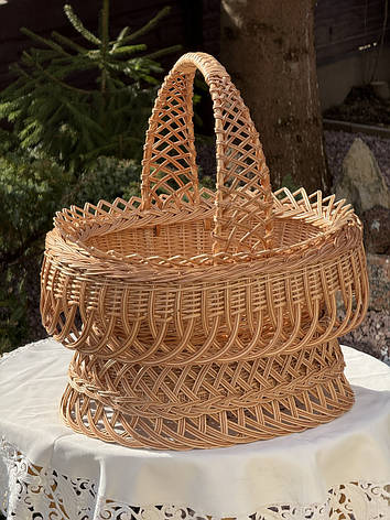 Кошик королівський із цільної лози, фото 1