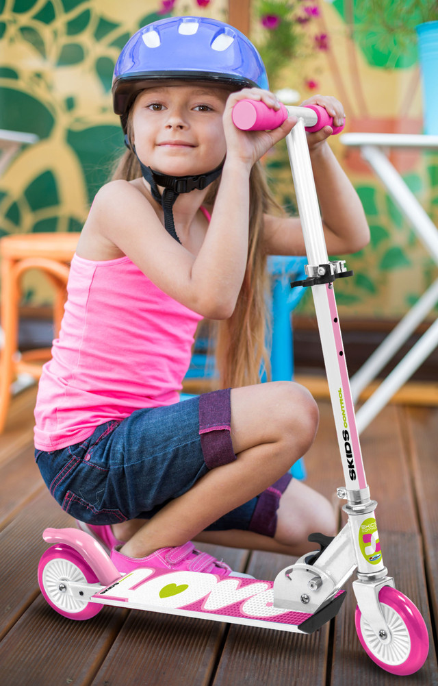 Дитячий складаний самокат Skids Control рожевий Дитячий складаний самокат Skids Control рожевий