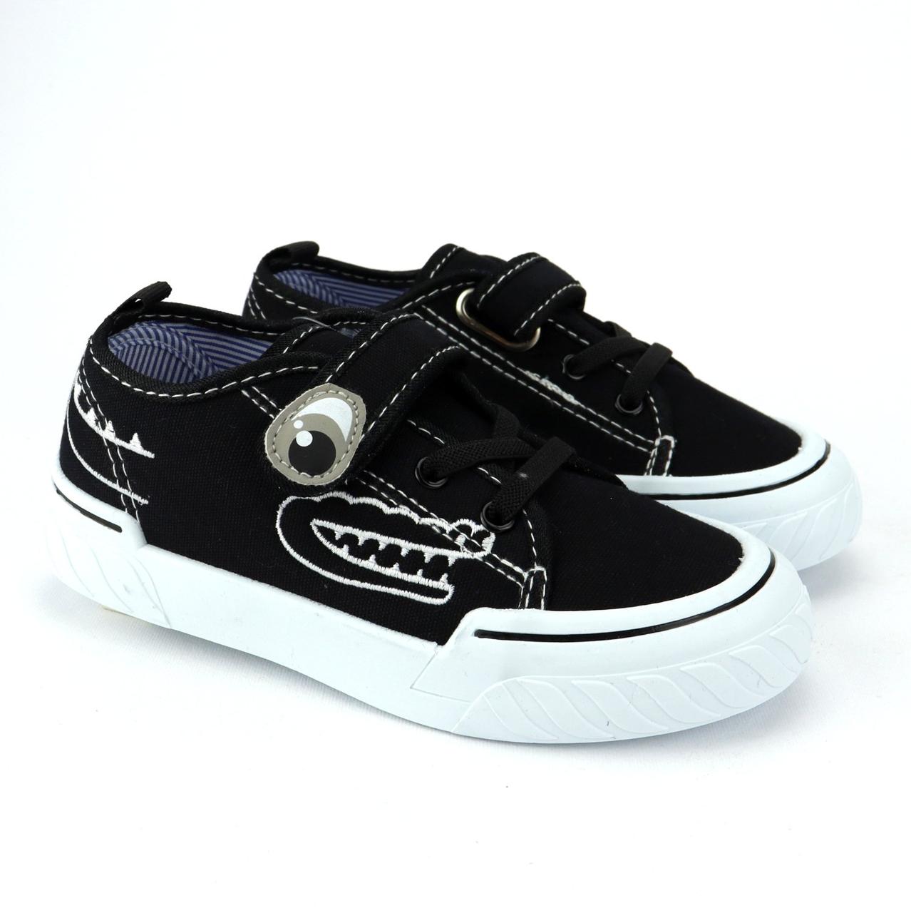 Чорні кеди для хлопчика з липучками Tom.m