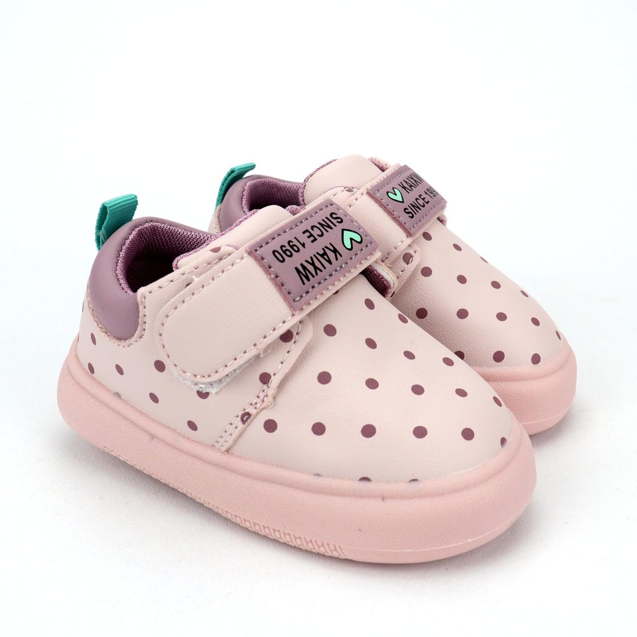 Кросівки на дівчинку рожеві з липучками Flip від км Tom.m