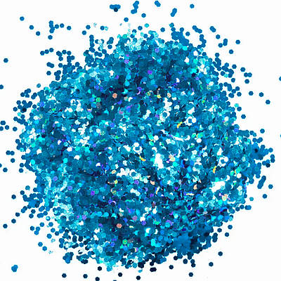 Блискітки Конфеті лусочки Д/декора блакитні 3 мм 90 г