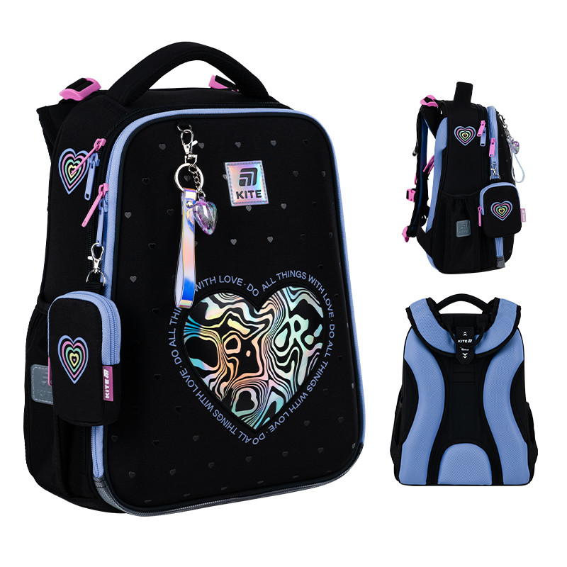 Рюкзак Kite Education каркасний 531M-2 Love is, 38х29х15 см, 15 л, 130-145 см