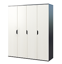 Шафа розпашна 4Д(1800) з ДСП/МДФ в спальню/вітальню/дитячу Марія Світ Меблів