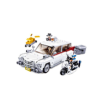 Конструктор SLUBAN M38-B1099 "Model Bricks": Машинка, 411 деталей