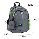 Рюкзак Kite Education 771S-6 Next level, 36x25x12 см, 12 л, 115-130 см, фото 2