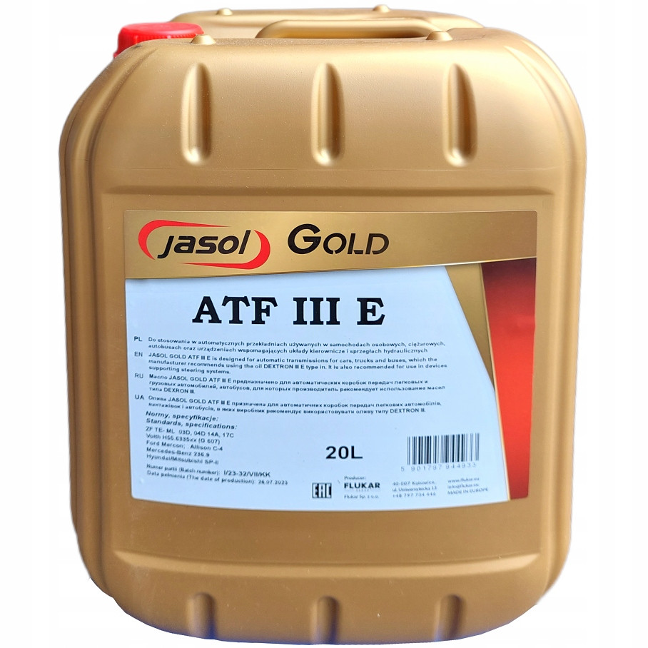 JASOL GOLD ATF III E 20л