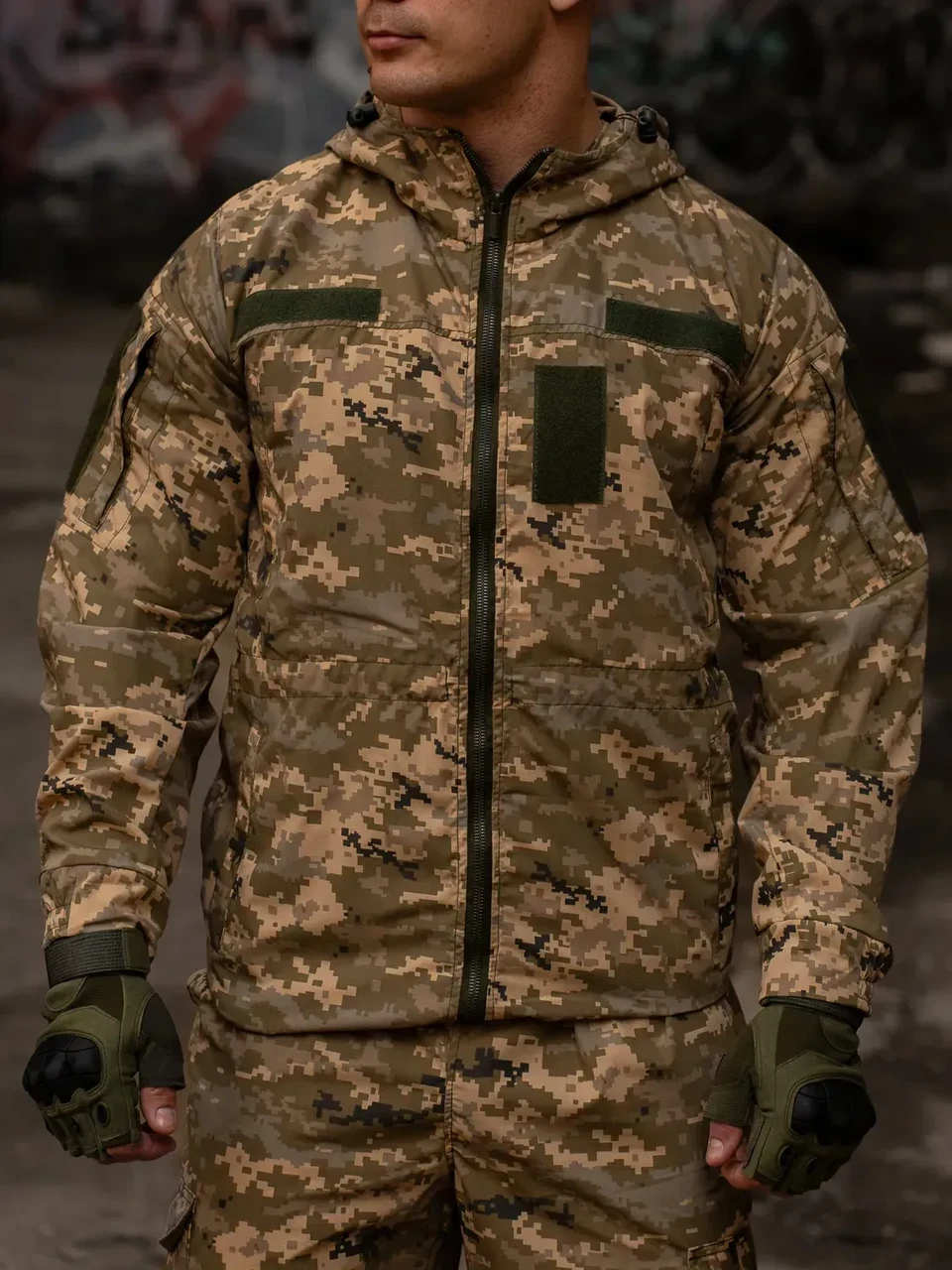 Куртка-вітрівка тактична Klost Poplin ММ14 Піксель