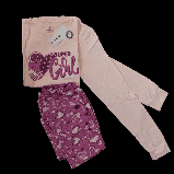 Піжама для дівчинки 13-14 років 158-160р. 13 Baykar турецька персикова піжами для дівчаток підлітків трикотаж, фото 2