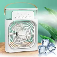 Настільний зволожувач повітря з вентилятором підсвічуванням від USB та трьома режими швидкості Air Cooler Fan 9418