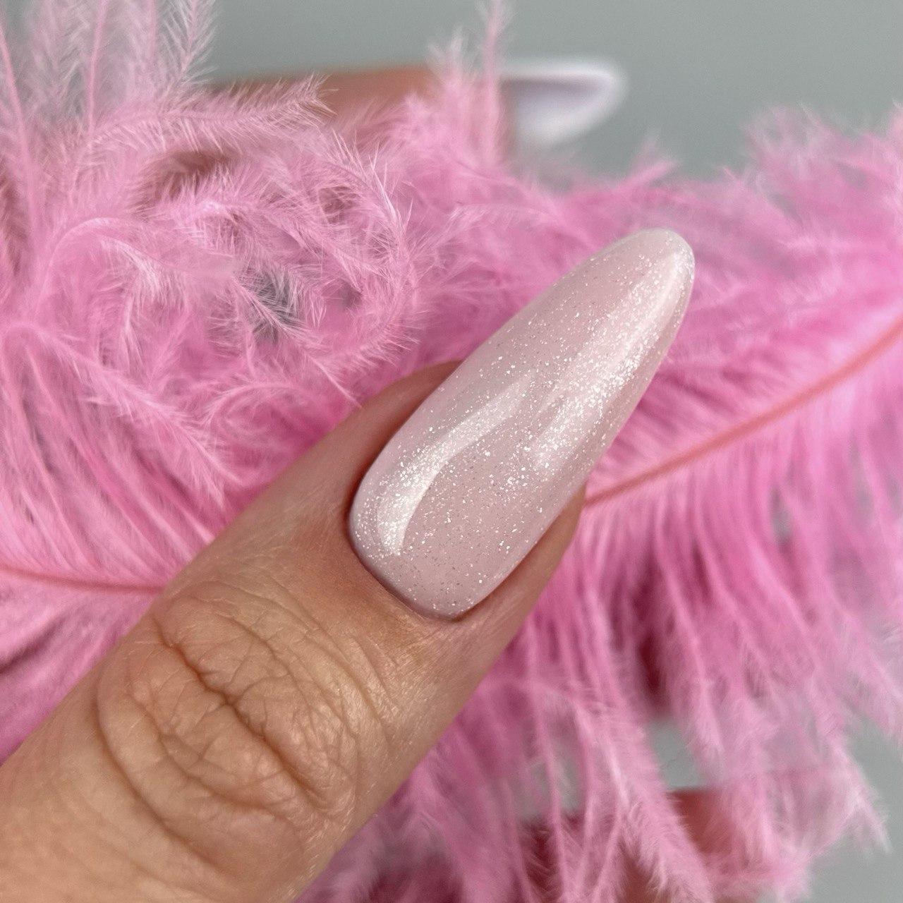 Гель JS Diamond peach для нарощування і зміцнення нігтів 10г