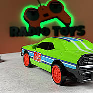 Машинка для дрифту на радіоуправлінні DODGE STRONG NEON Зелений | Дрифт машинки на пульті управління | Дрифтова машина, фото 3