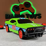 Машинка для дрифту на радіоуправлінні DODGE STRONG NEON Зелений | Дрифт машинки на пульті управління | Дрифтова машина, фото 6