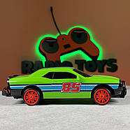 Машинка для дрифту на радіоуправлінні DODGE STRONG NEON Зелений | Дрифт машинки на пульті управління | Дрифтова машина, фото 5