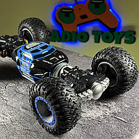 Трюкова машинка на радіоуправлінні Sand King Синій | Перевертиш на пульті управління на радіокеруванні