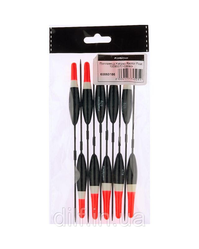 Поплавець Kalipso Raptor Float 1009010 (10 шт) 1.0г, фото 1