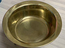 Кухонна мийка, умивальник, рукомийник, раковина із мідного/латунного тазу