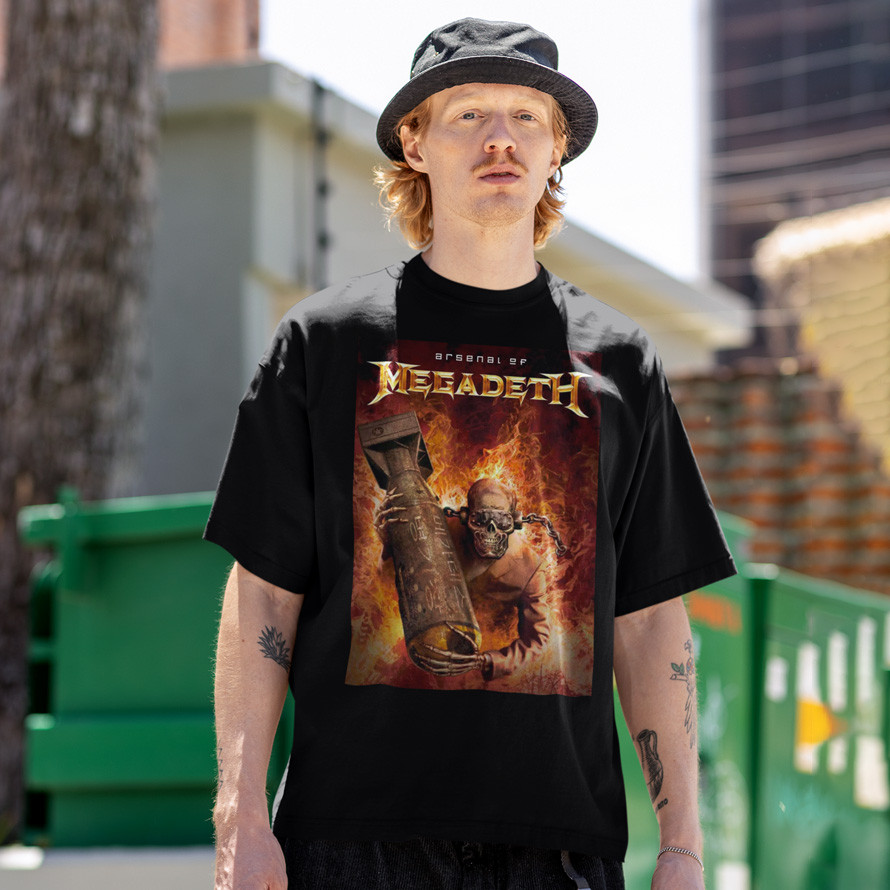 Футболка унісекс Megadeth (Arsenal Of Megadeth) L чорний, фото 1