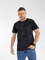 Чоловіча літня якісна бавовняна футболка тай-дай варений принт